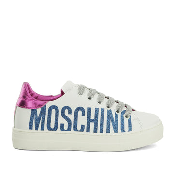 Moschino Sneakers con logo glitter