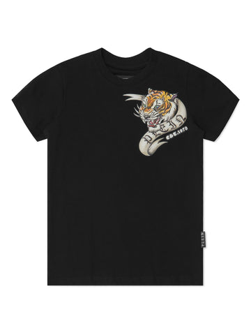 Philipp Plein T-shirt con stampa Tiger