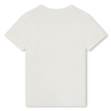 Kenzo T-shirt con logo in spugna