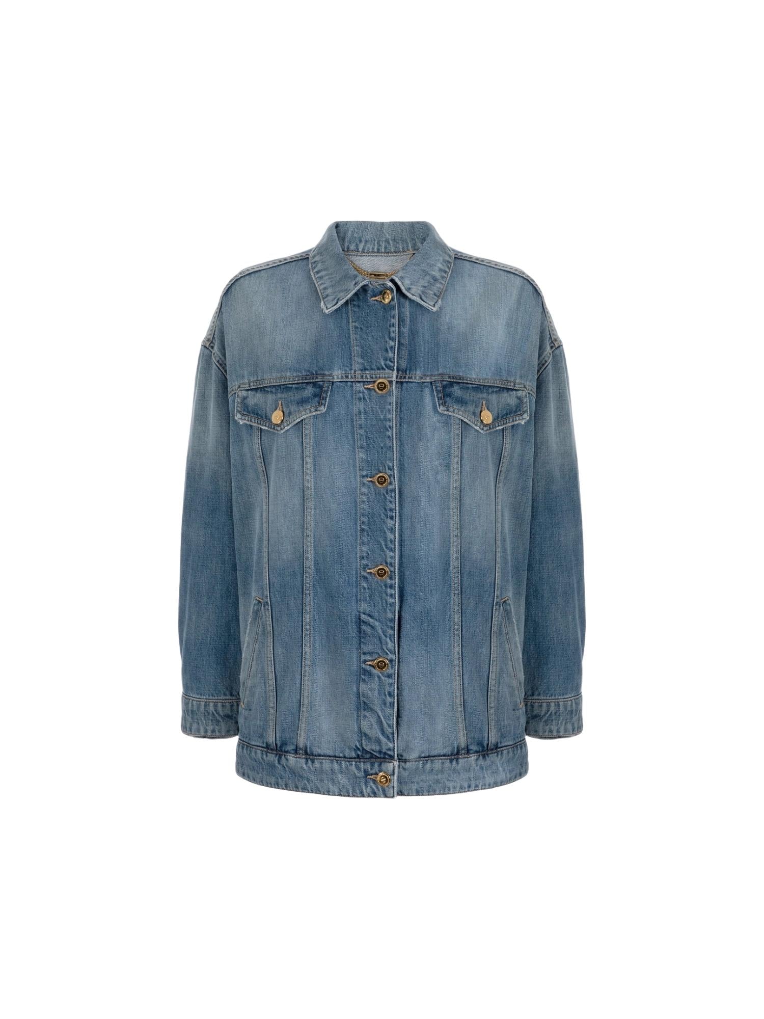 Giubbino di jeans elisabetta franchi sale