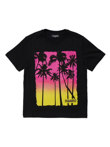 Dsquared T-shirt con stampa Palm