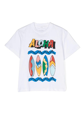 Stella McCartney T-shirt con stampa Aloha
