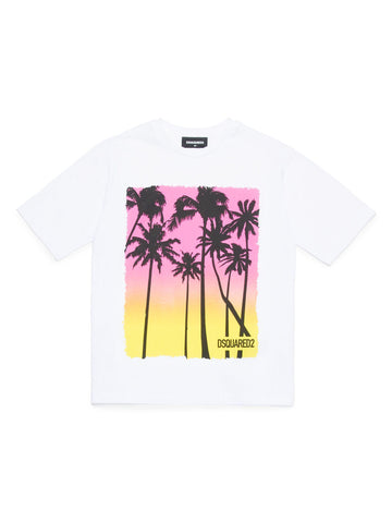 Dsquared T-shirt con stampa Palm