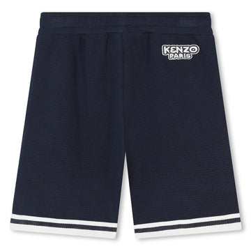 Kenzo Shorts in cotone waffle