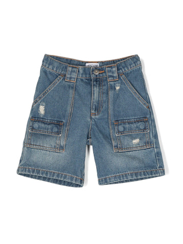 Moschino Shorts cargo di jeans