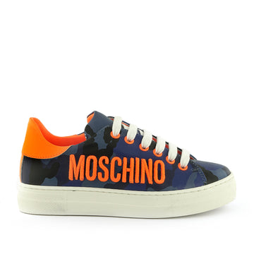 Moschino Sneakers camouflage con logo ricamato