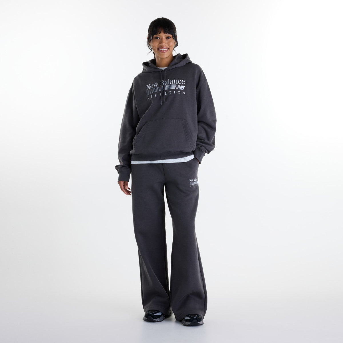 New Balance Pantalone Tuta Trackside Fleece