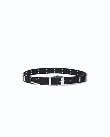 Pinko Cintura in Morbida Pelle con Borchie donna