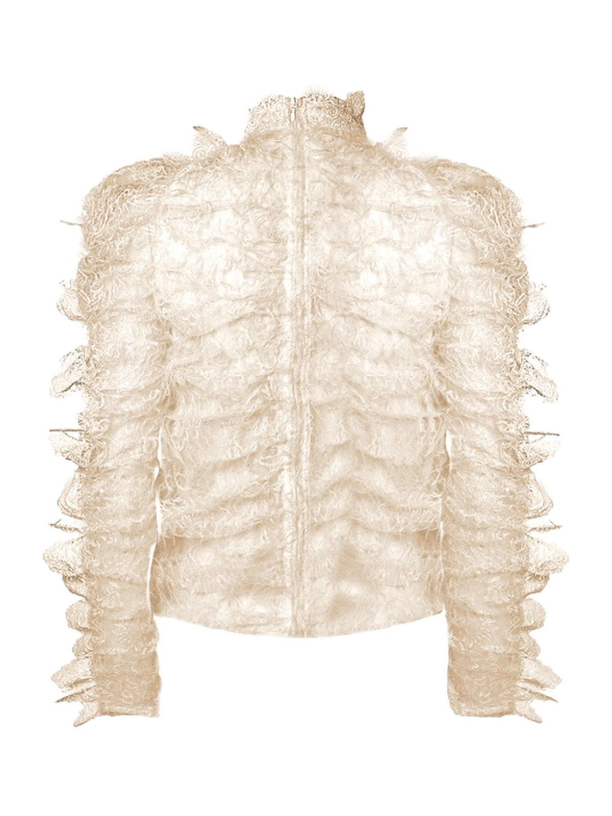 Camicia Corta in Pizzo Floreale