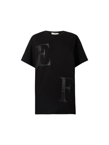 Elisabetta Franchi T-shirt oversize con logo