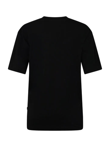 T-shirt Girocollo con Logo Sul Petto
