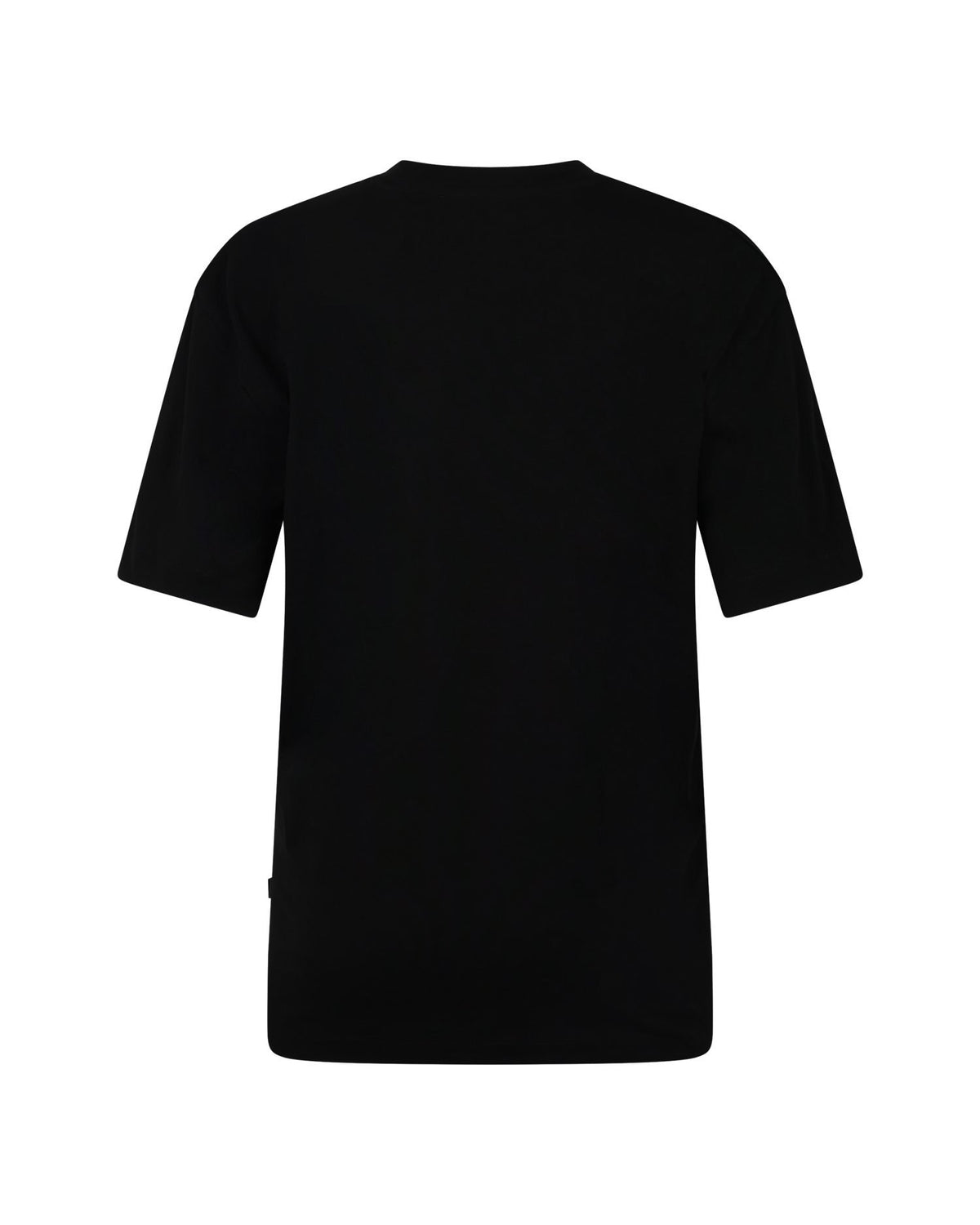 T-shirt Girocollo con Logo Sul Petto