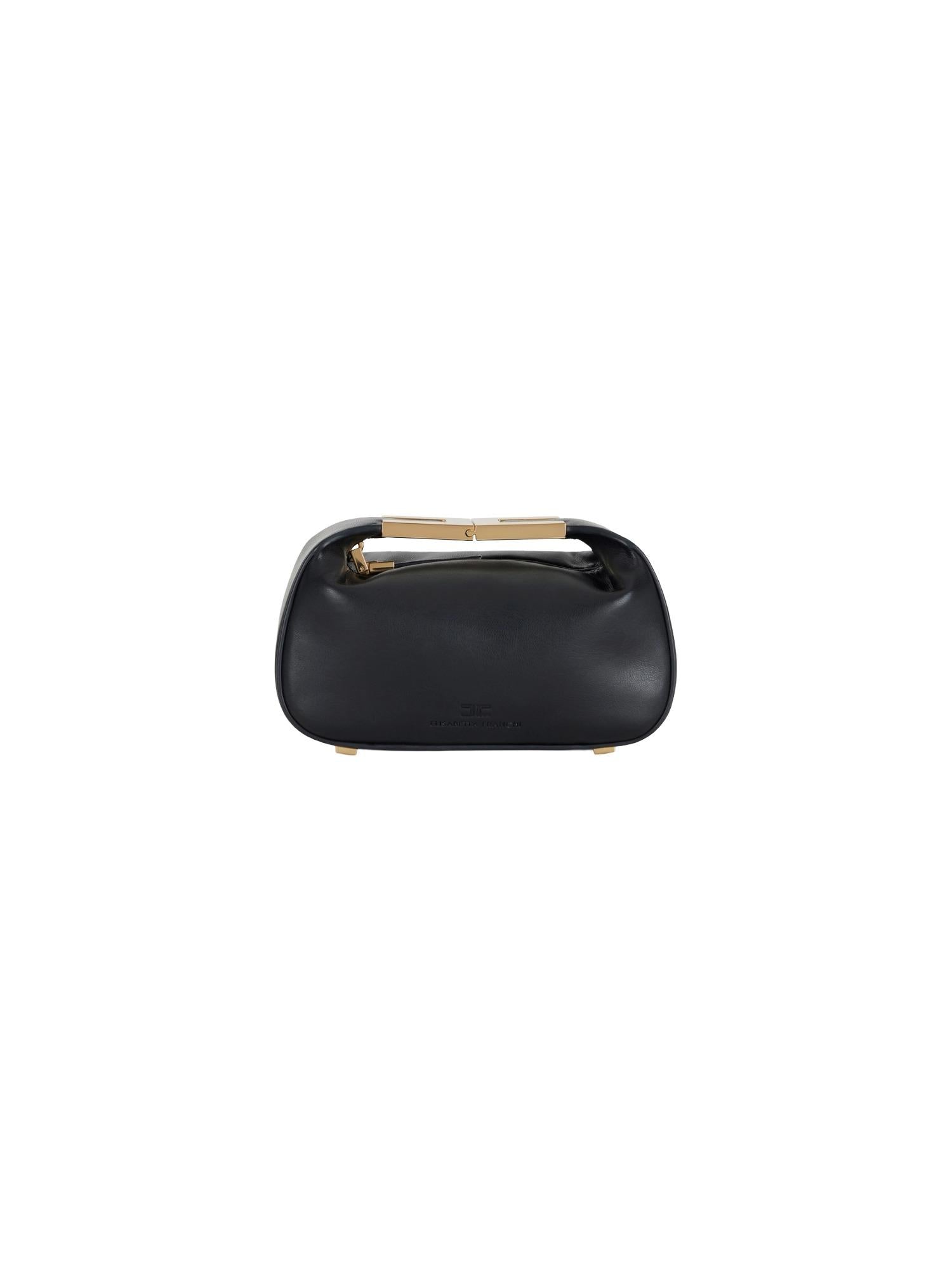 Elisabetta Franchi Borsa hobo con manico gioiello