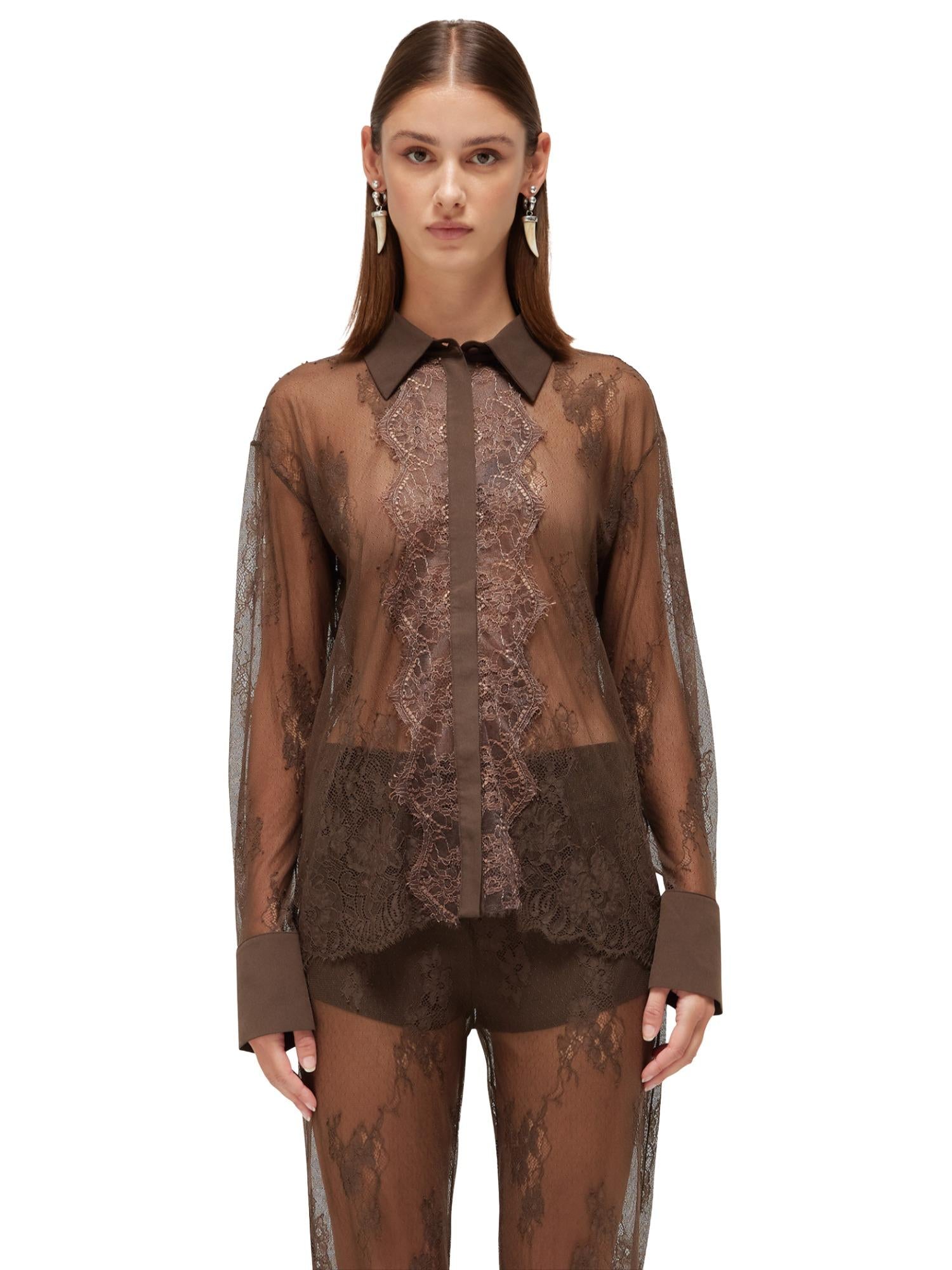 Blugirl Camicia in pizzo smerlato