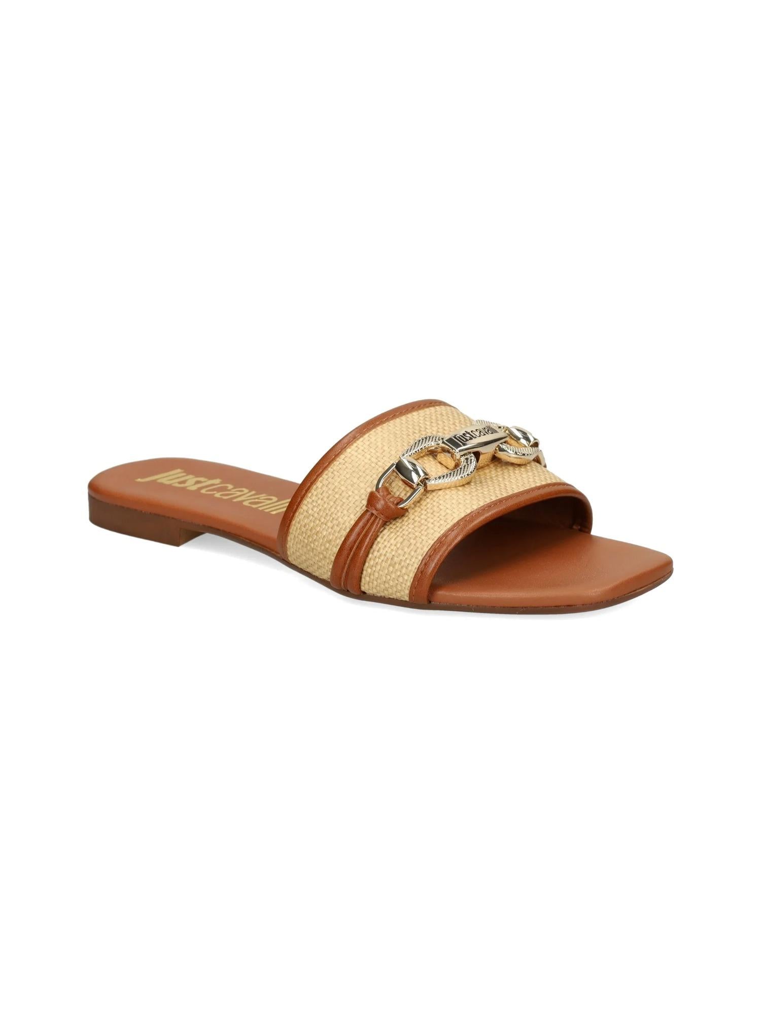 Just Cavalli Ciabatte con morsetto logato