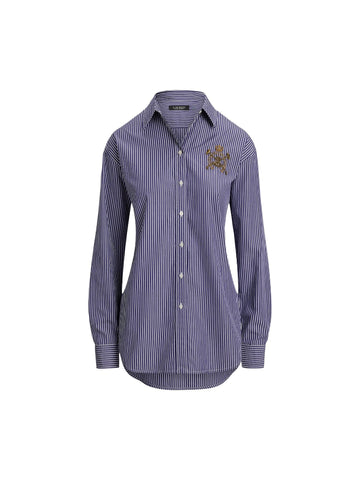 Lauren Ralph Lauren Camicia a righe con ricamo Kotta