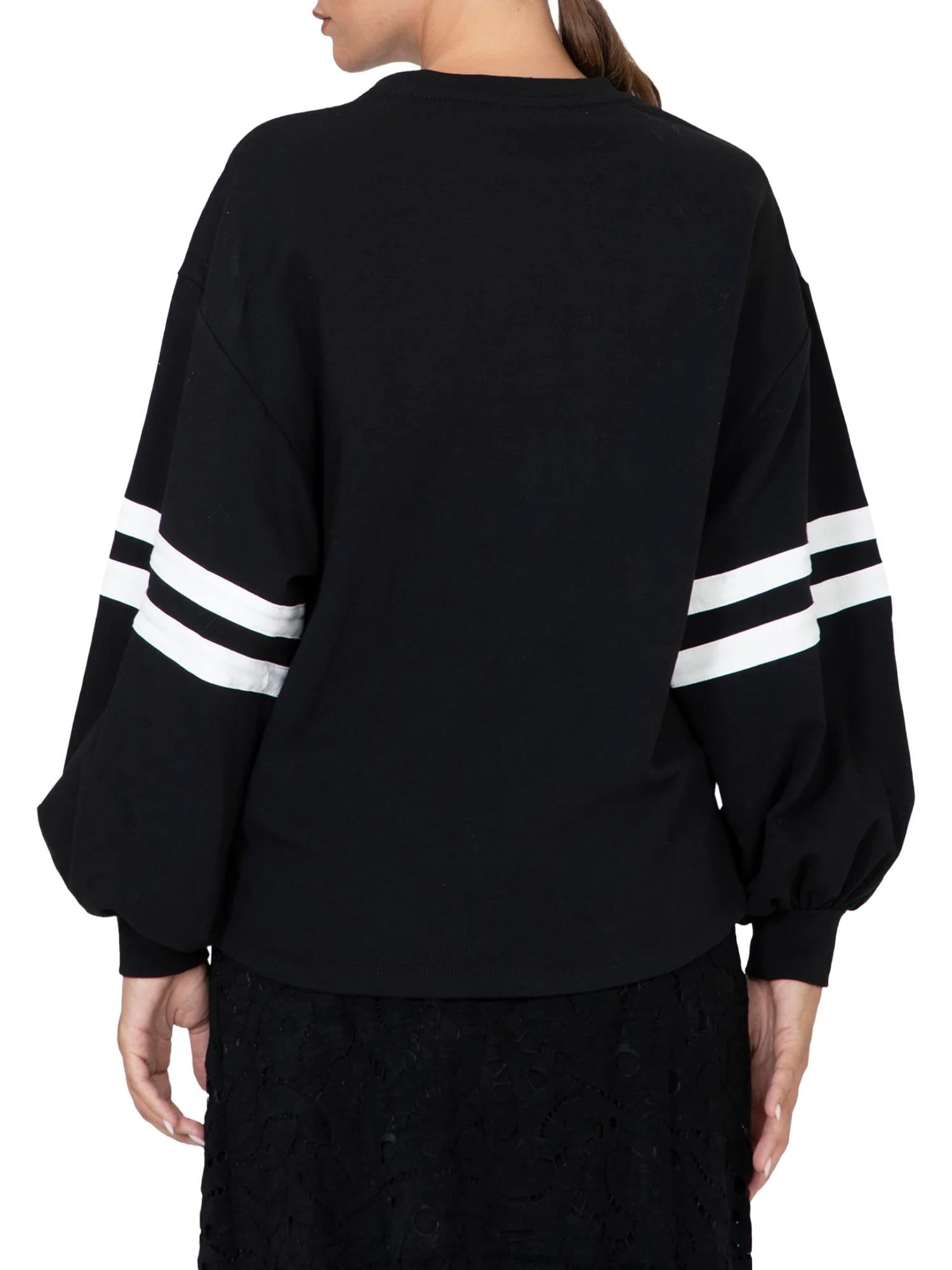 Marc Ellis Felpa oversize con borchie