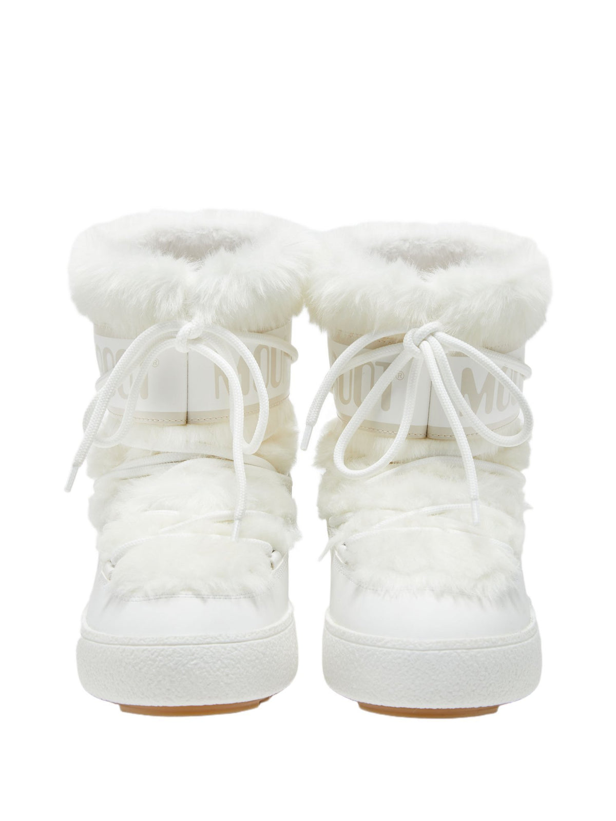 Stivale ltrack low faux fur bianco