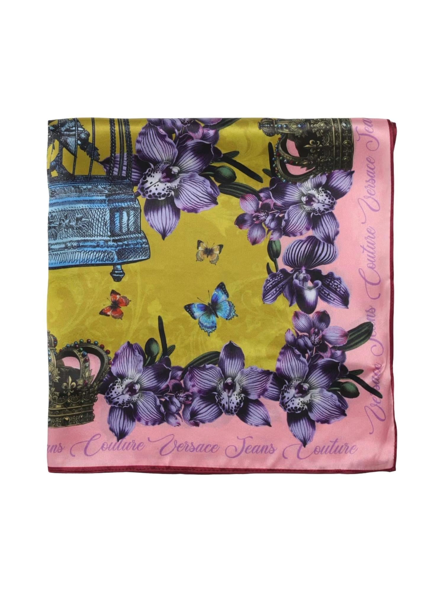 Versace Jeans Couture Foulard con stampa 70 x 70