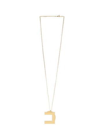 Elisabetta Franchi Collana con logo pendente