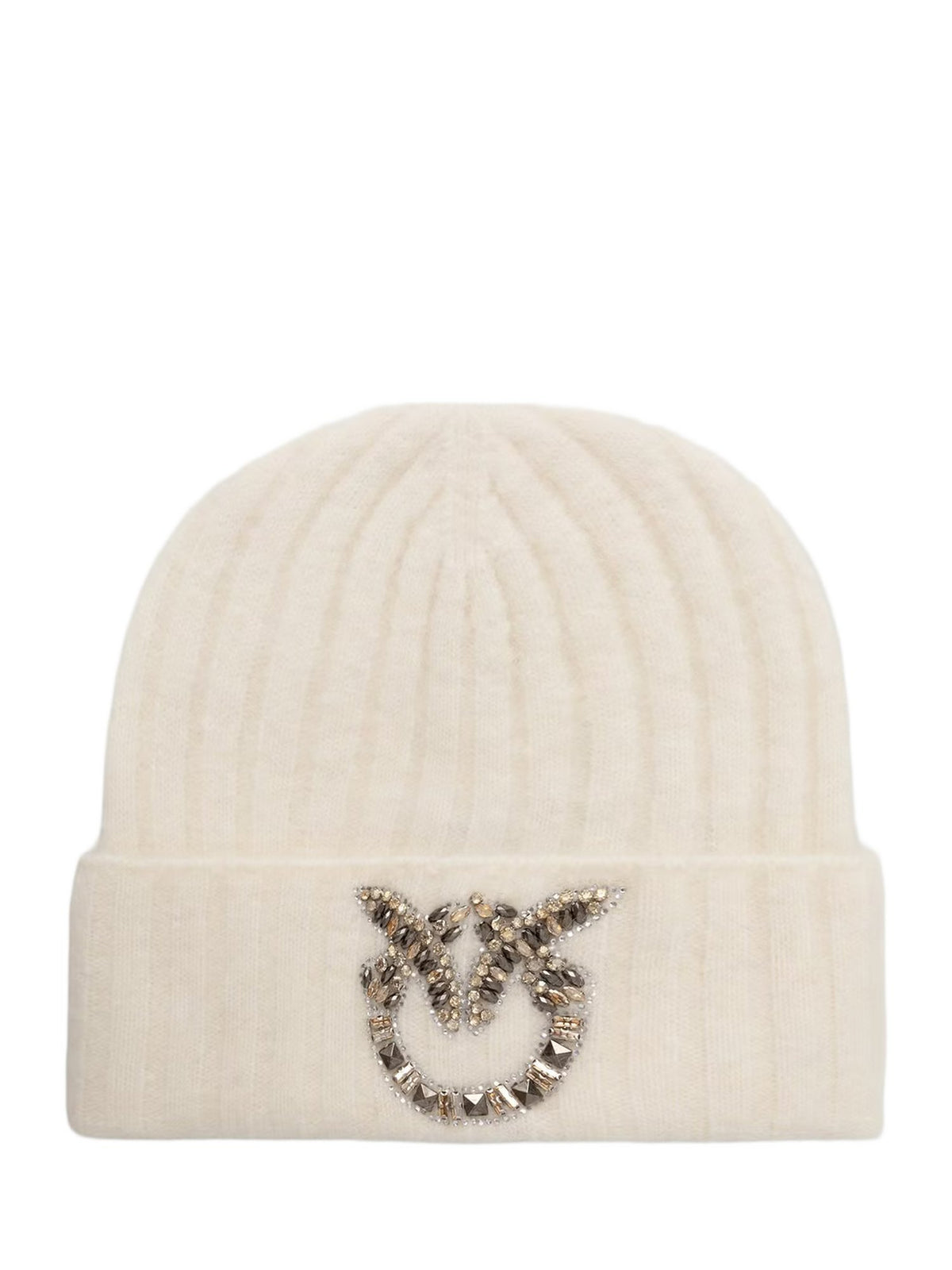 Cappello beanie in lana con logo love birds gioiello