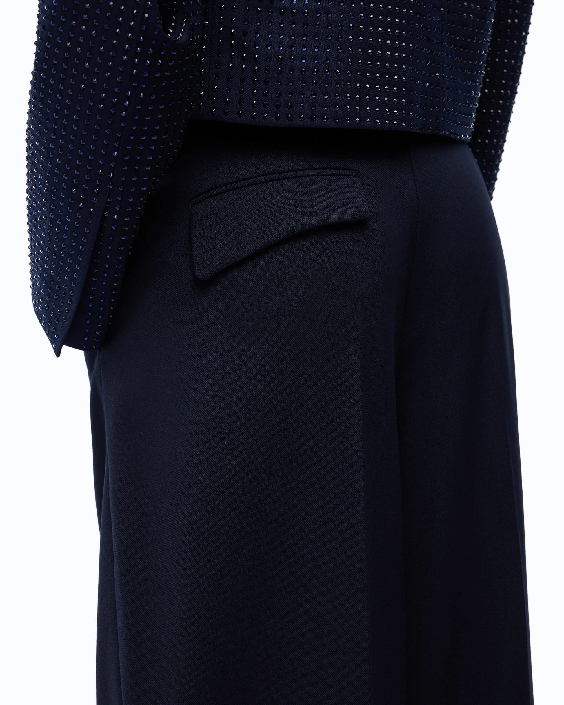 Pinko Pantalone Barrel Fit in Misto Lana Stretch donna