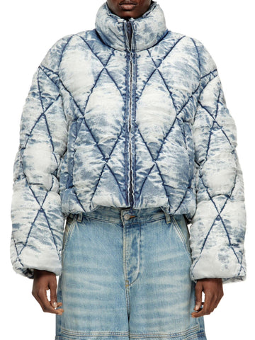 Diesel Piumino effetto denim W-Histel