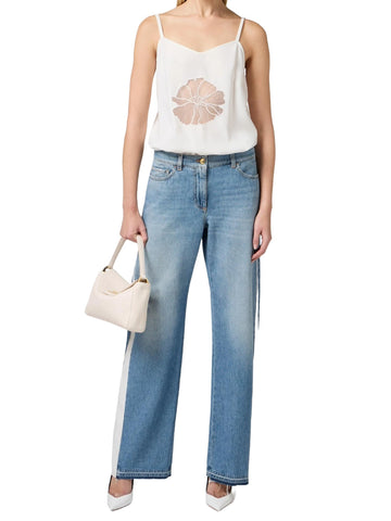 Elisabetta Franchi Tuta con top e jeans