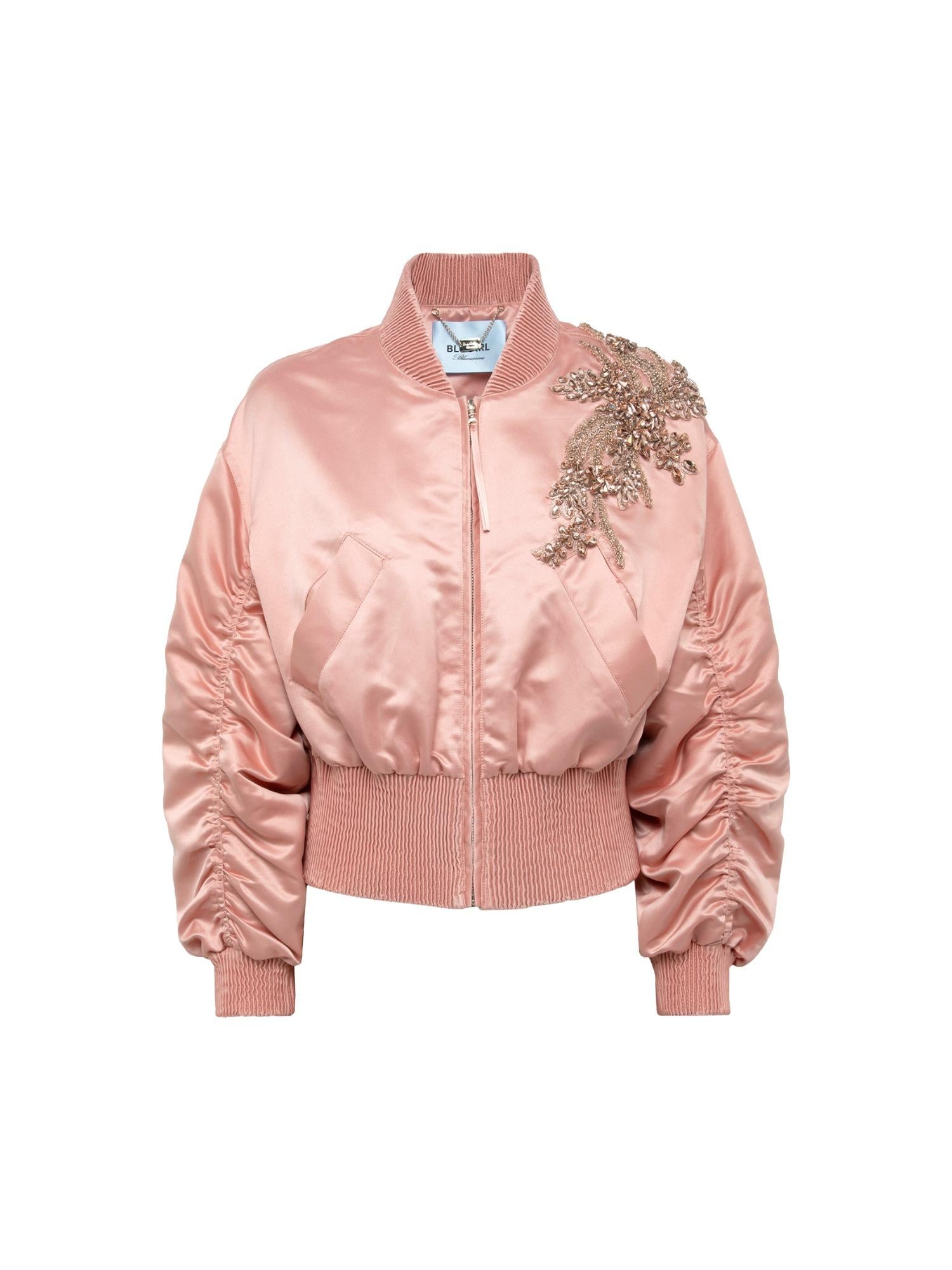 Blugirl Bomber con cristalli ricamati