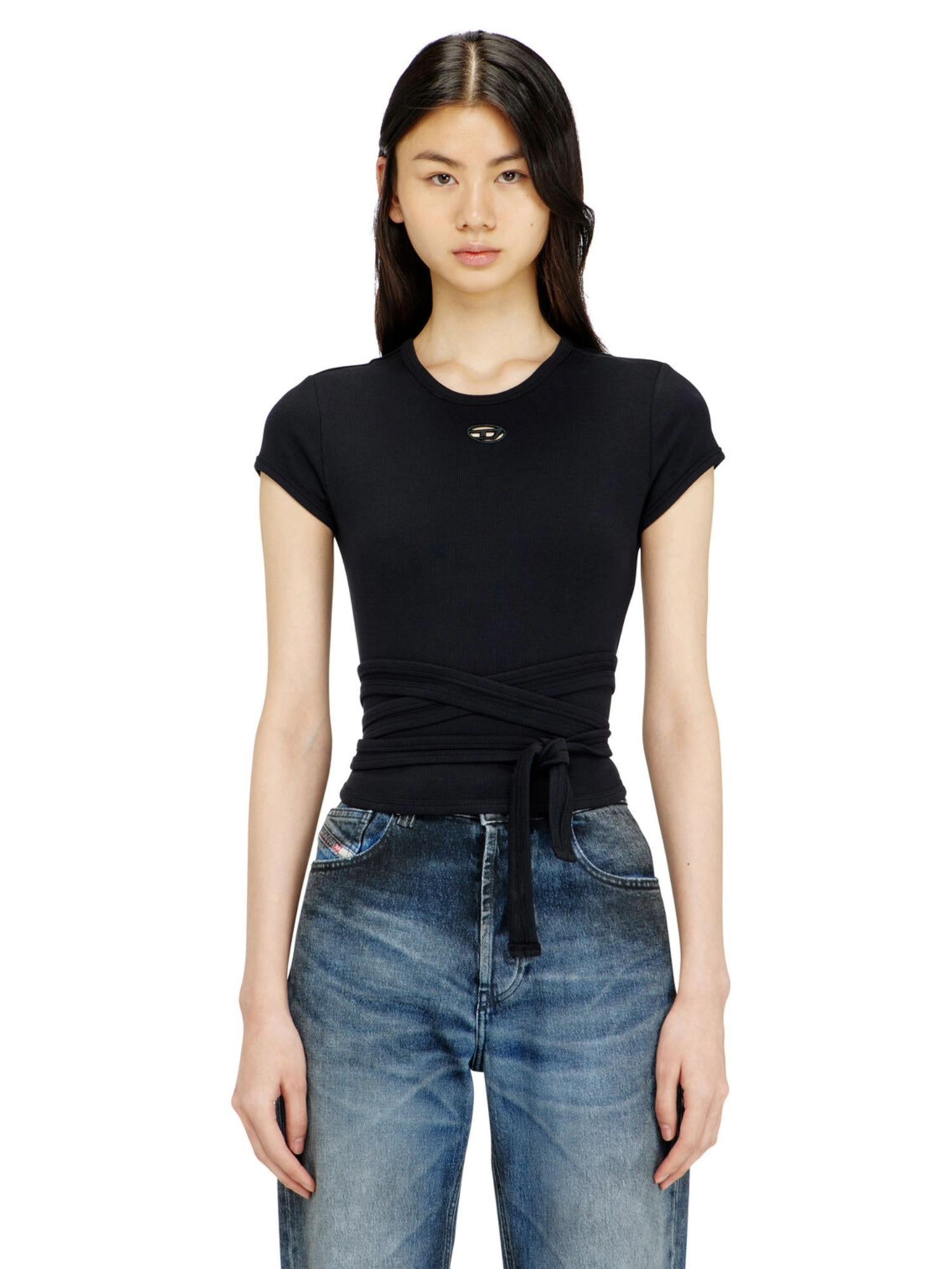Diesel T-shirt con stringhe T-Bunny-Tail-S1