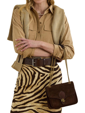Lauren Ralph Lauren Borsa in suede Bradley Small