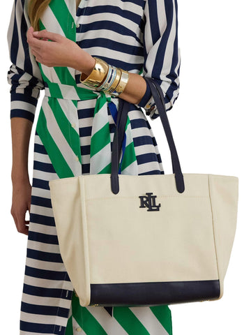 Lauren Ralph Lauren Borsa grande in canvas Cameryn