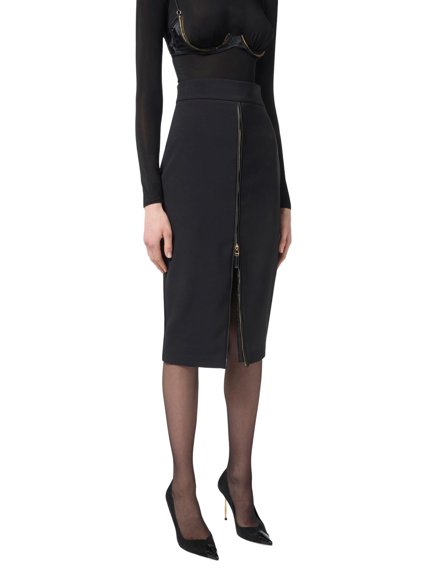 Elisabetta Franchi Gonna midi con zip