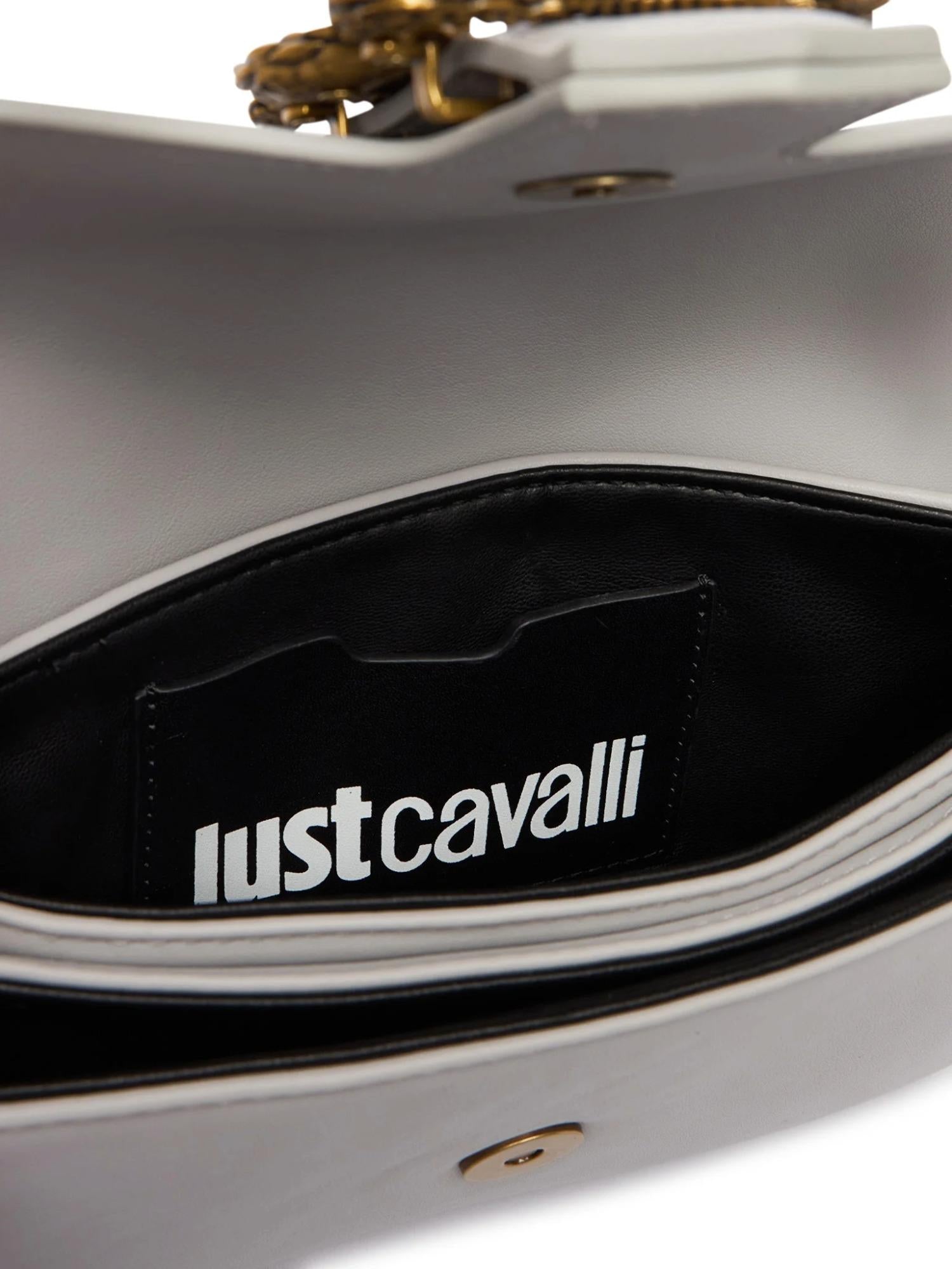 Just Cavalli Borsa con fibbia snake