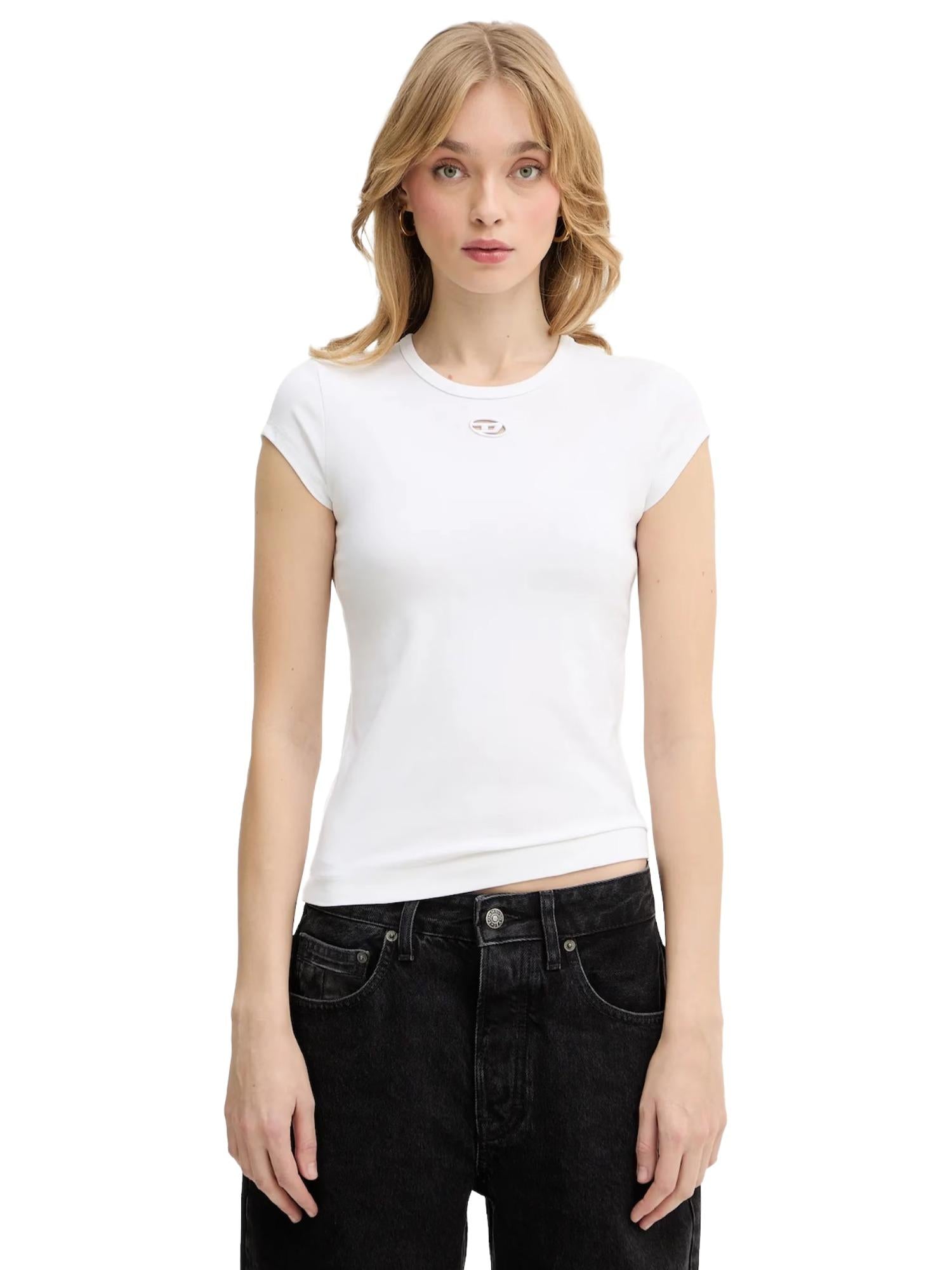 Diesel T-shirt con logo cut-out T-Angie-Od