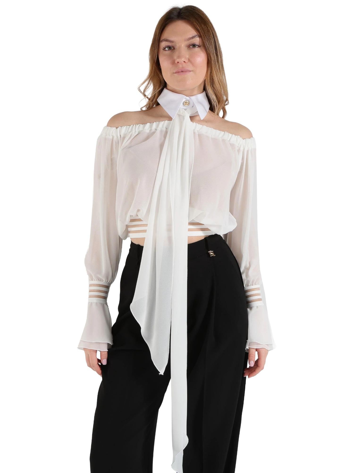 Elisabetta Franchi Blusa con fusciacca