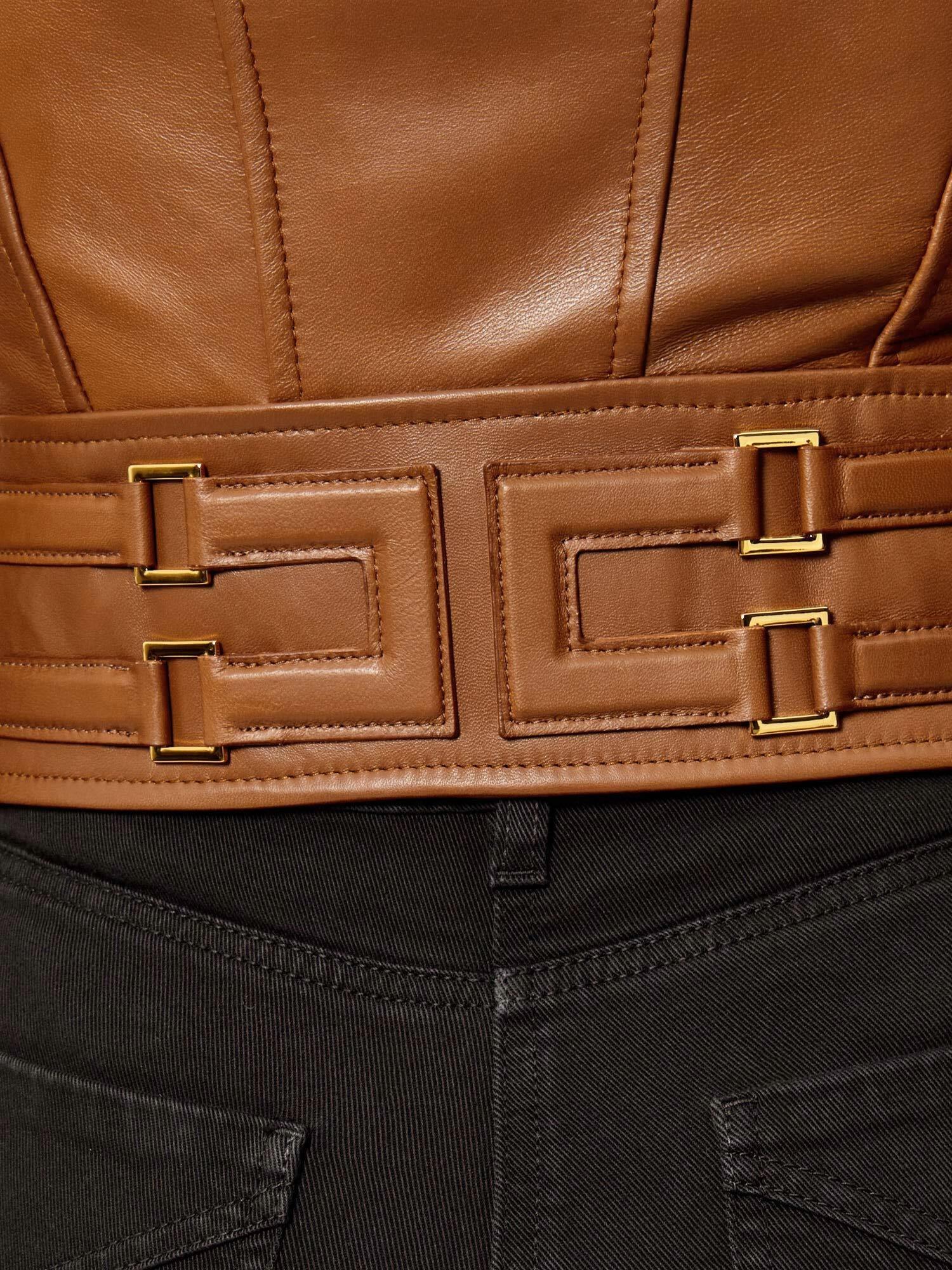 Elisabetta Franchi Giubbino biker in pelle