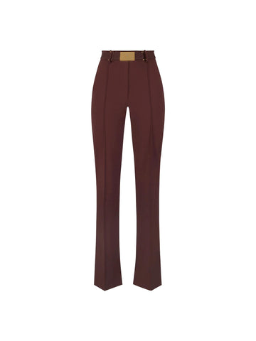 Elisabetta Franchi Pantalone flare con cintura