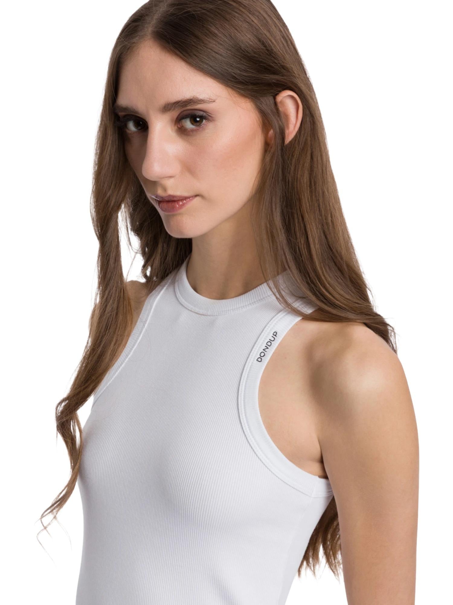 Dondup Canotta slim a costine