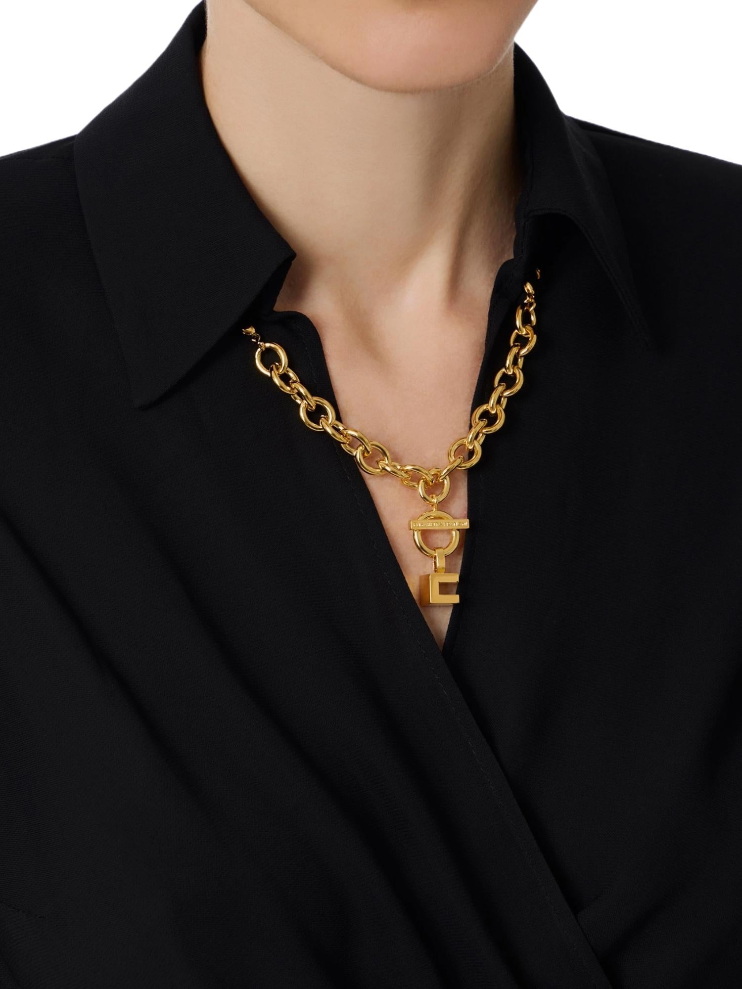 Elisabetta Franchi Camicia con collana gioiello