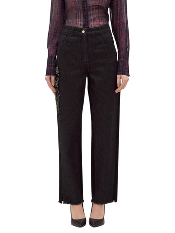 Blugirl Jeans con applicazione floreale