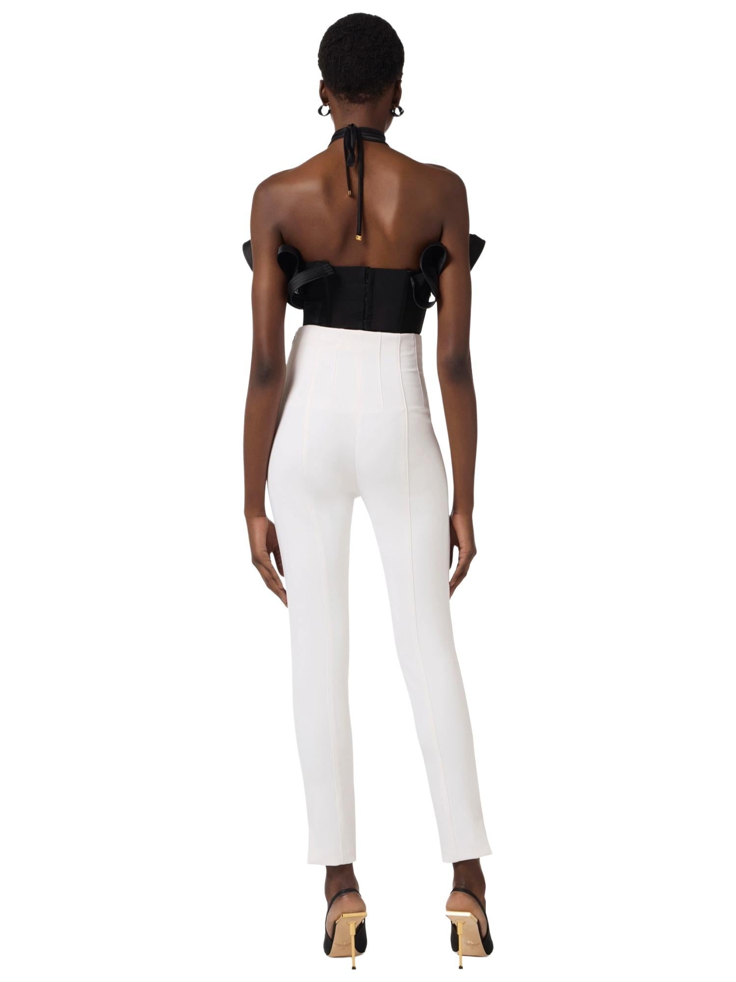 Elisabetta Franchi Pantalone con dettaglio logo