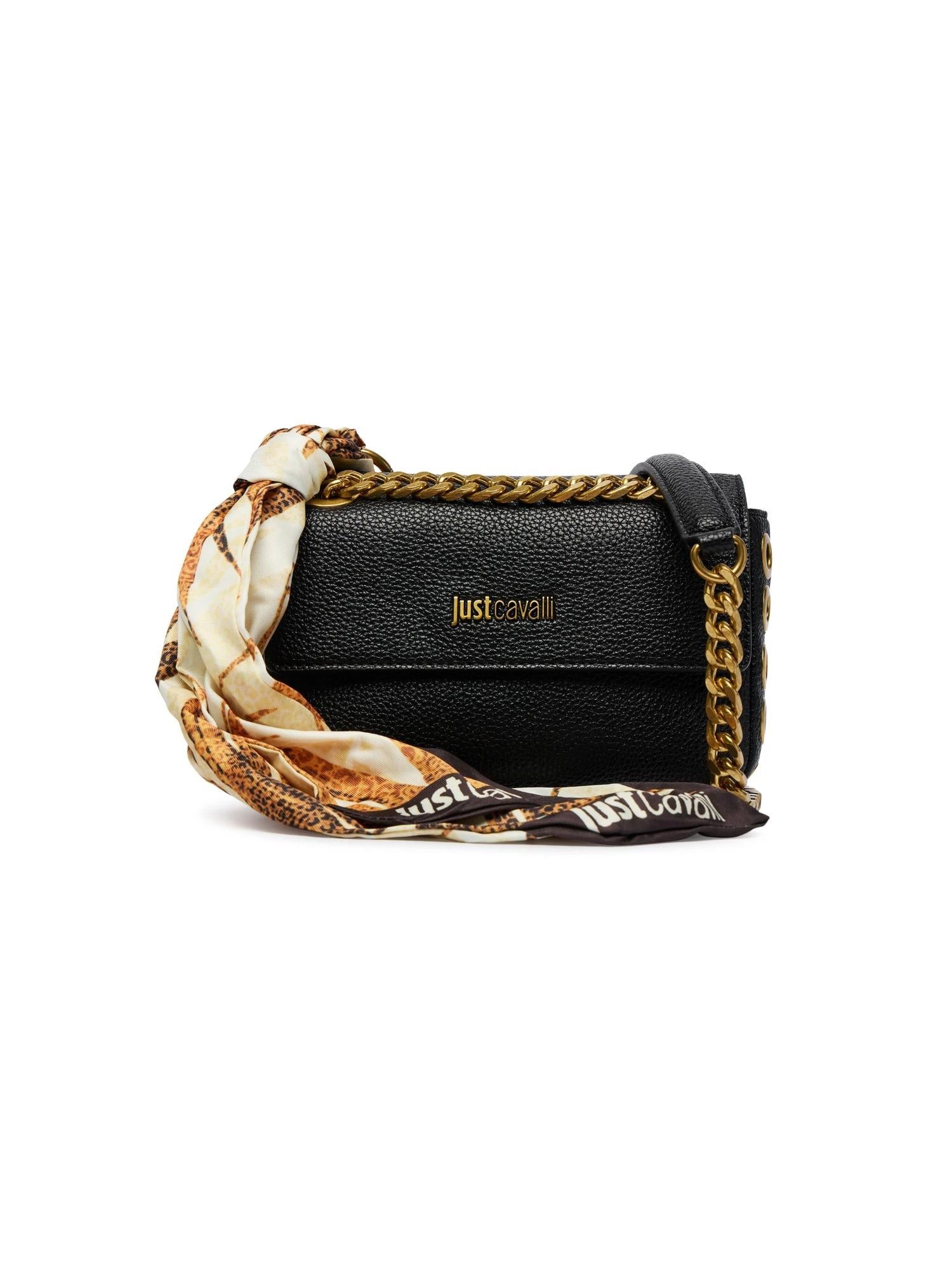 Just Cavalli Borsa in ecopelle con foulard