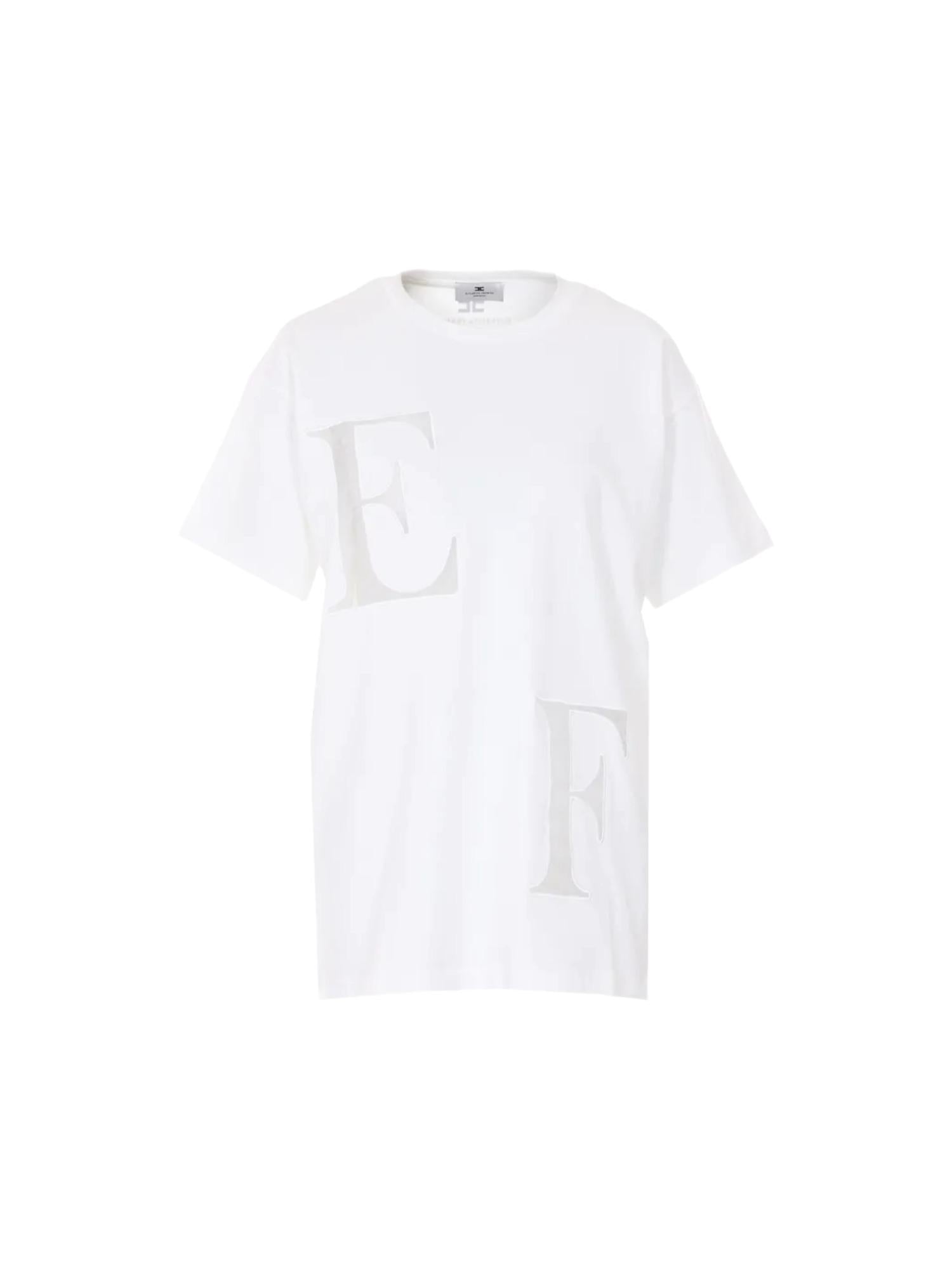 Elisabetta Franchi T-shirt oversize con logo