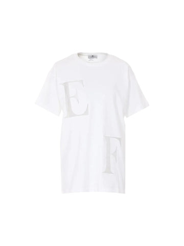 Elisabetta Franchi T-shirt oversize con logo
