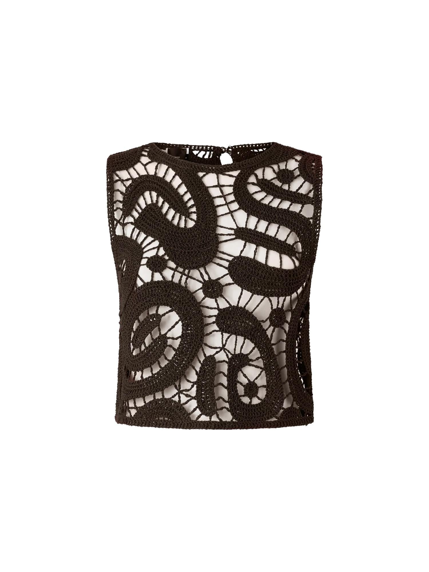 Pinko Top crochet Eruzione