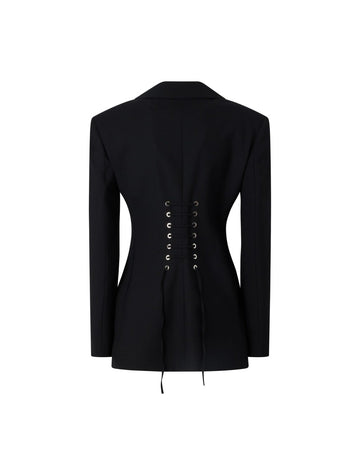 Pinko Giacca Aderente in Frescolana Stretch donna