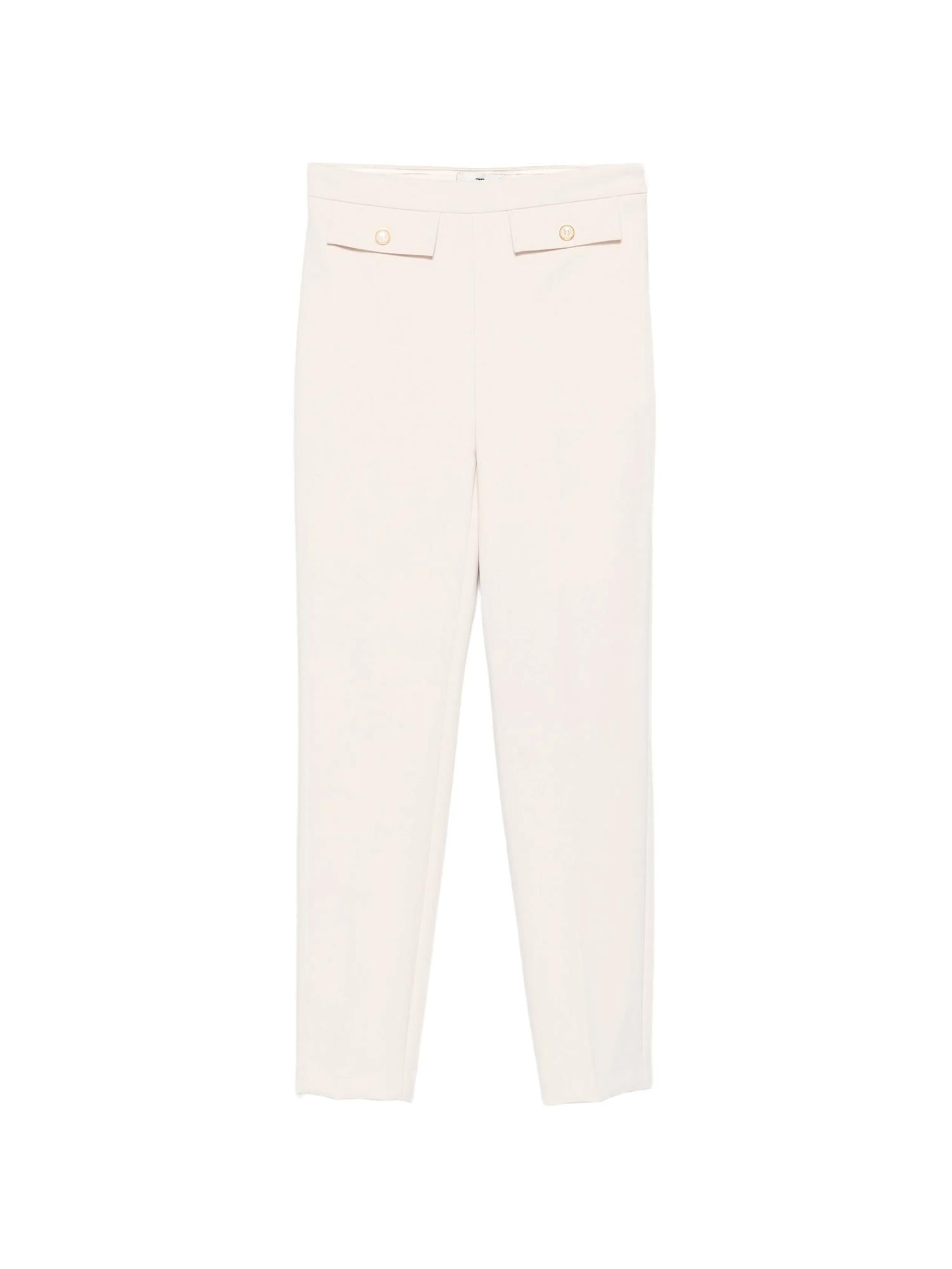 Elisabetta Franchi Pantalone slim in crepe
