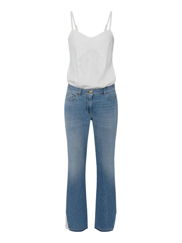 Elisabetta Franchi Tuta con top e jeans