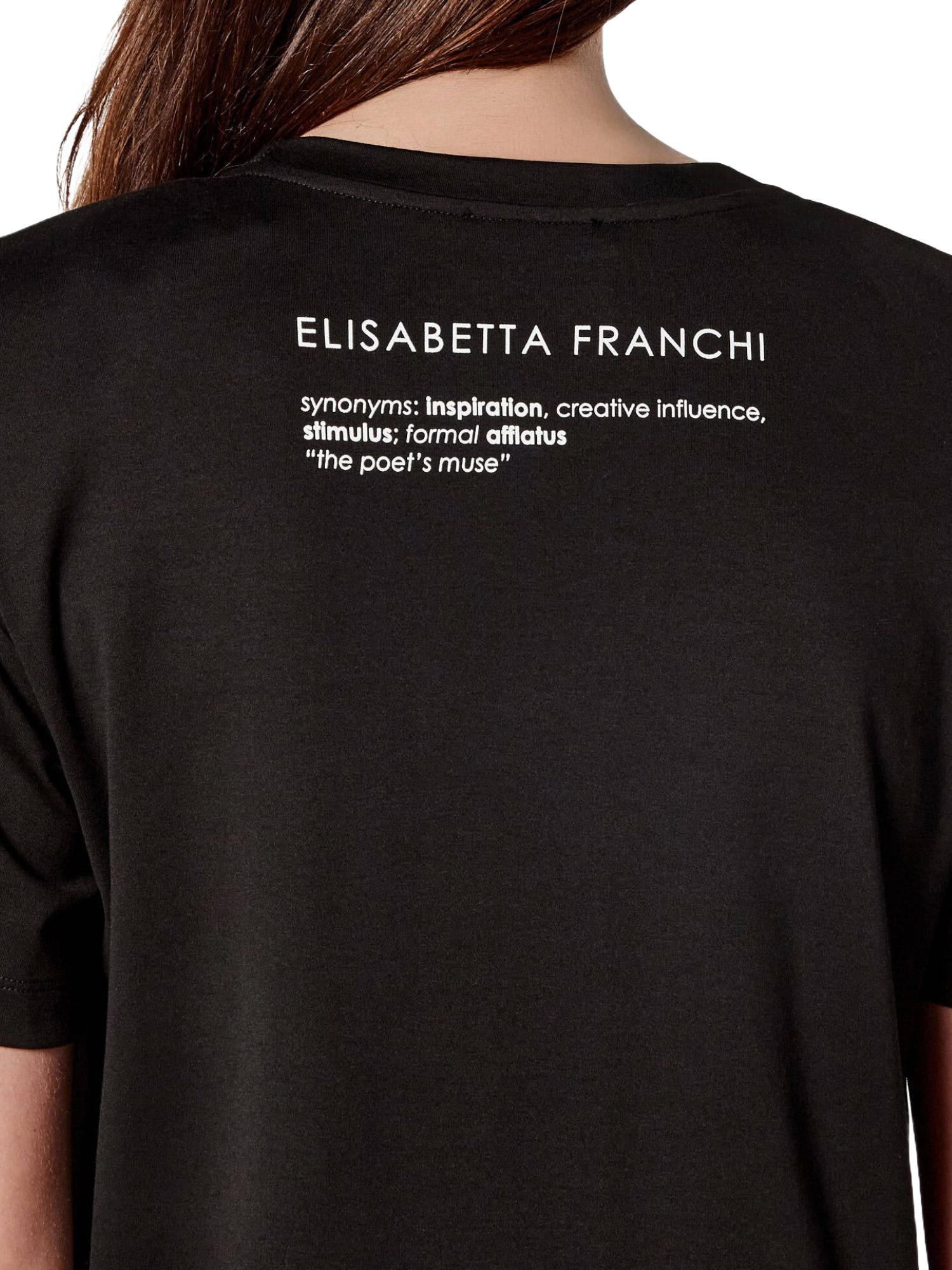 Elisabetta Franchi T-shirt con taschino